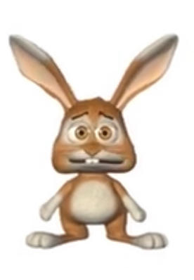 Michu the Rabbit is Scared by hclarke2 on DeviantArt