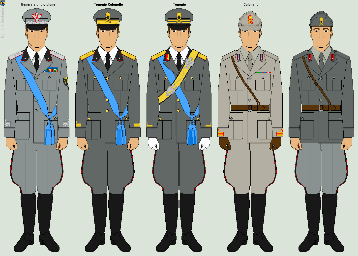 Italian Infantry Officers by D-Skelton on DeviantArt