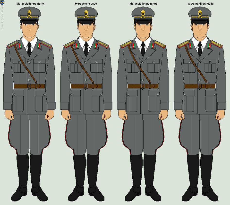 Italian Army Warrent Officers Ranks by D-Skelton on DeviantArt