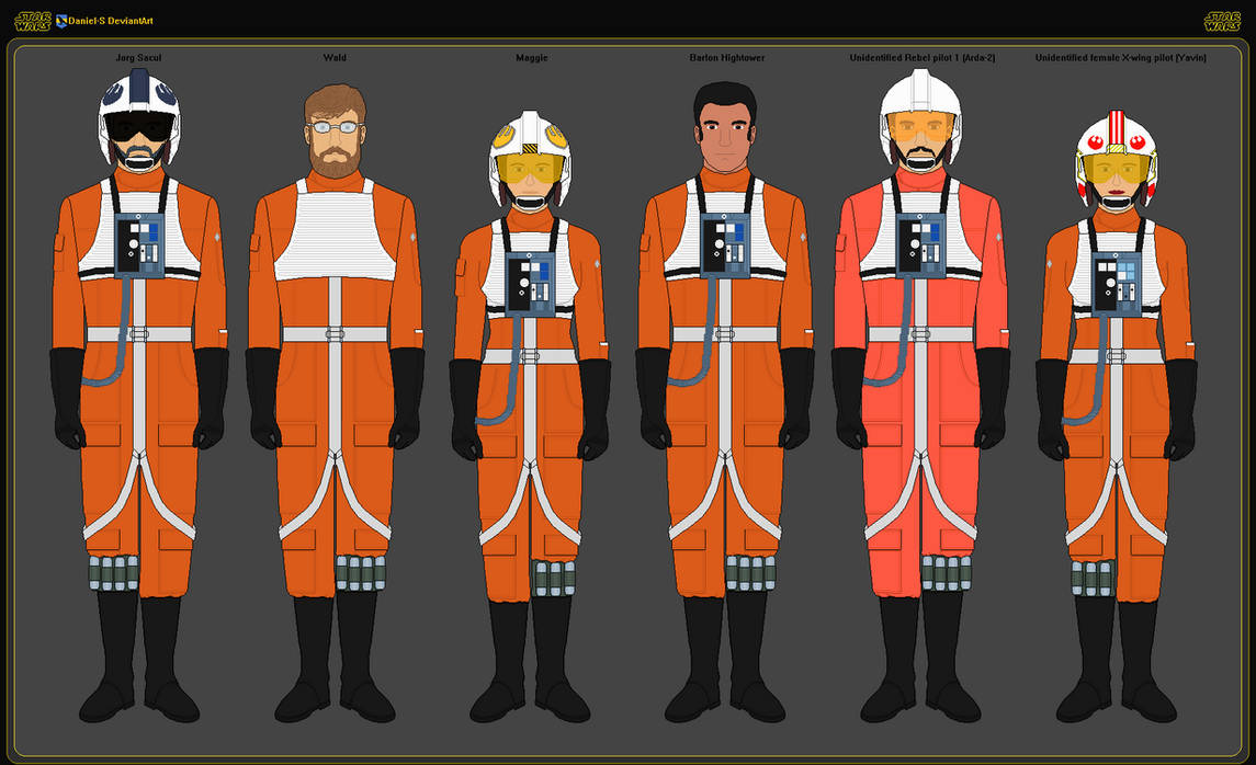 Rebel Pilots (2) by D-Skelton on DeviantArt