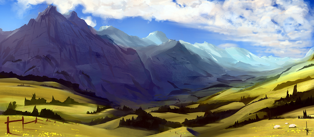 100 - Mountain pasture