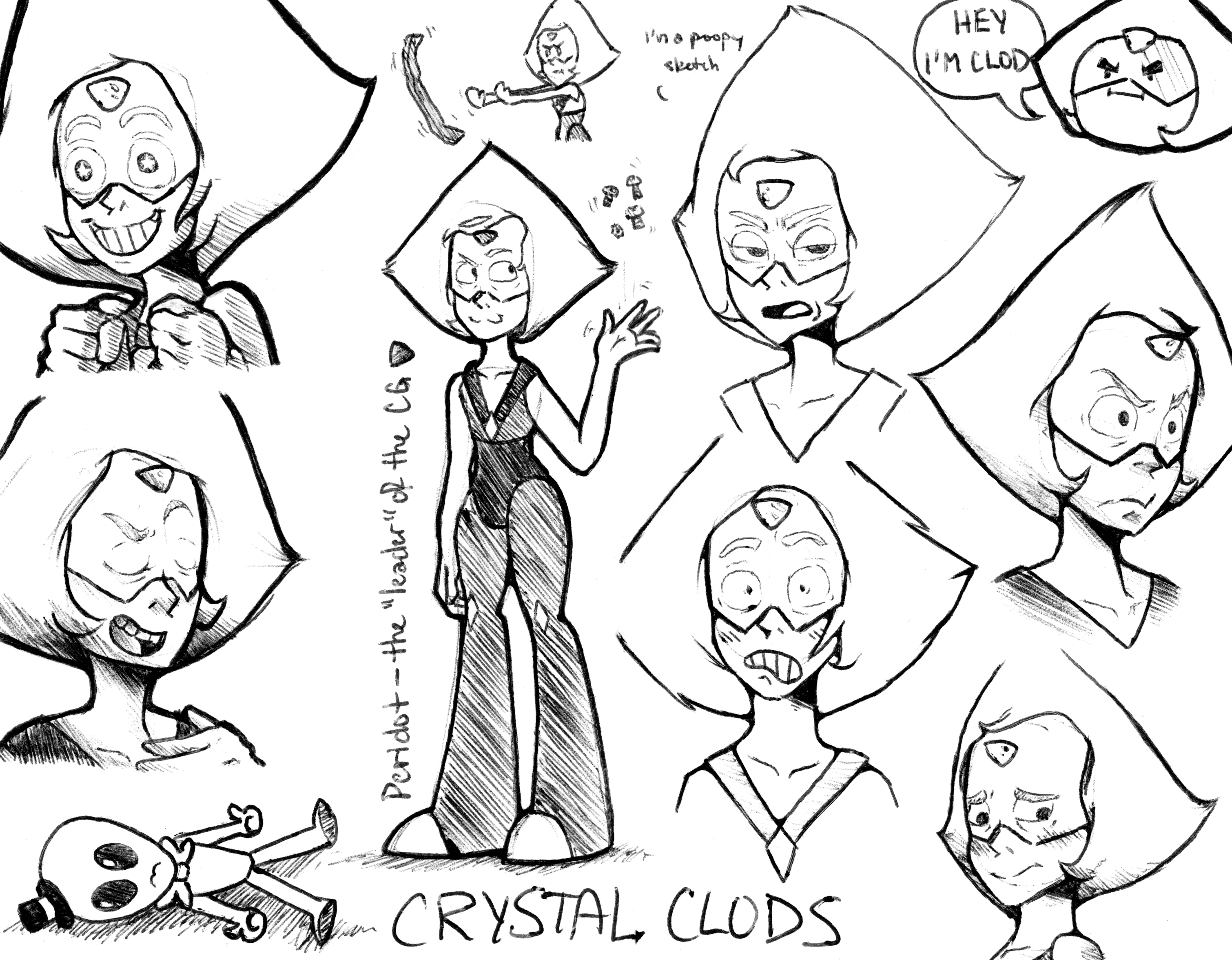 Peridot Ballpoint Pen Sketches