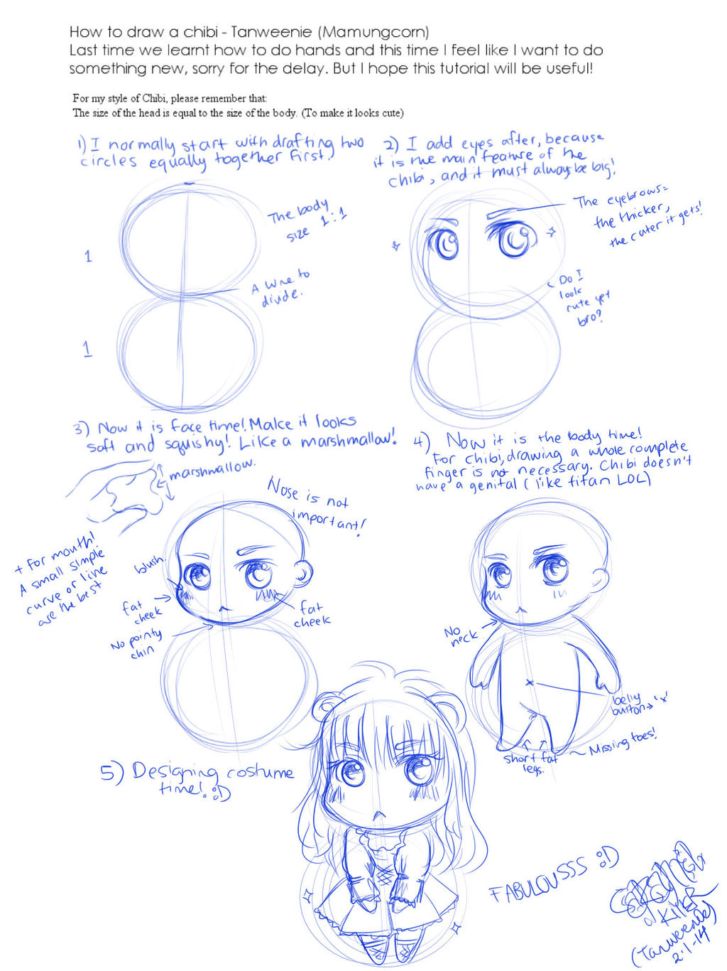 Drawing Cute Chibi Tutorial Tanweenie By Mamaungcorn On DeviantArt drawing-cute-chibi-tutorial-tanweenie-by-mamaungcorn-on-deviantart