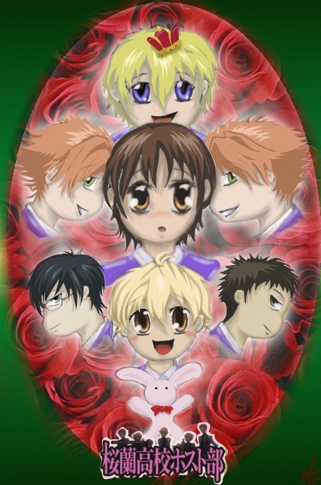 Ouran Host Club-Chibified