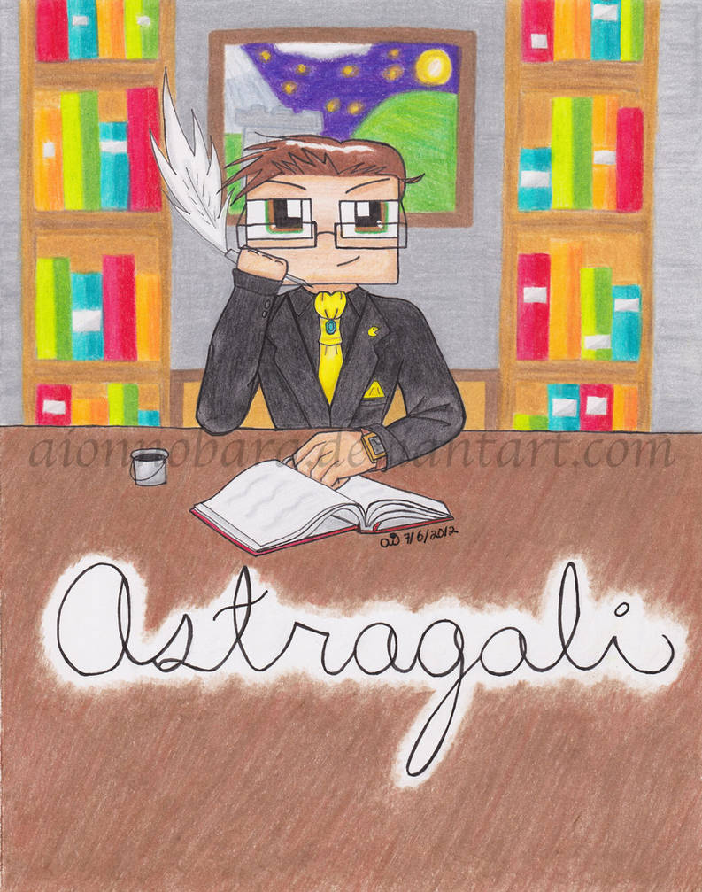 Minecraft Scribe GiftArt- The Minecraft Scribe by AionNoBara on DeviantArt