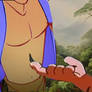 Shere Khan Threatens Aladdin's Belly