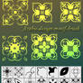 Arabric design motif brush