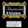 Melting texture- border brush