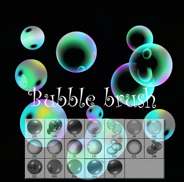 Bubble brush