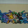 Eeveelutions (pre Sylveon)