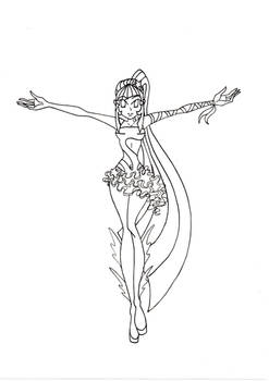 Kyoko Sirenix LINEART