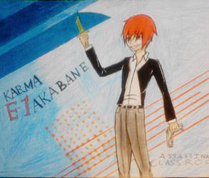 Karma Akabane , Assassination Classroom fan art