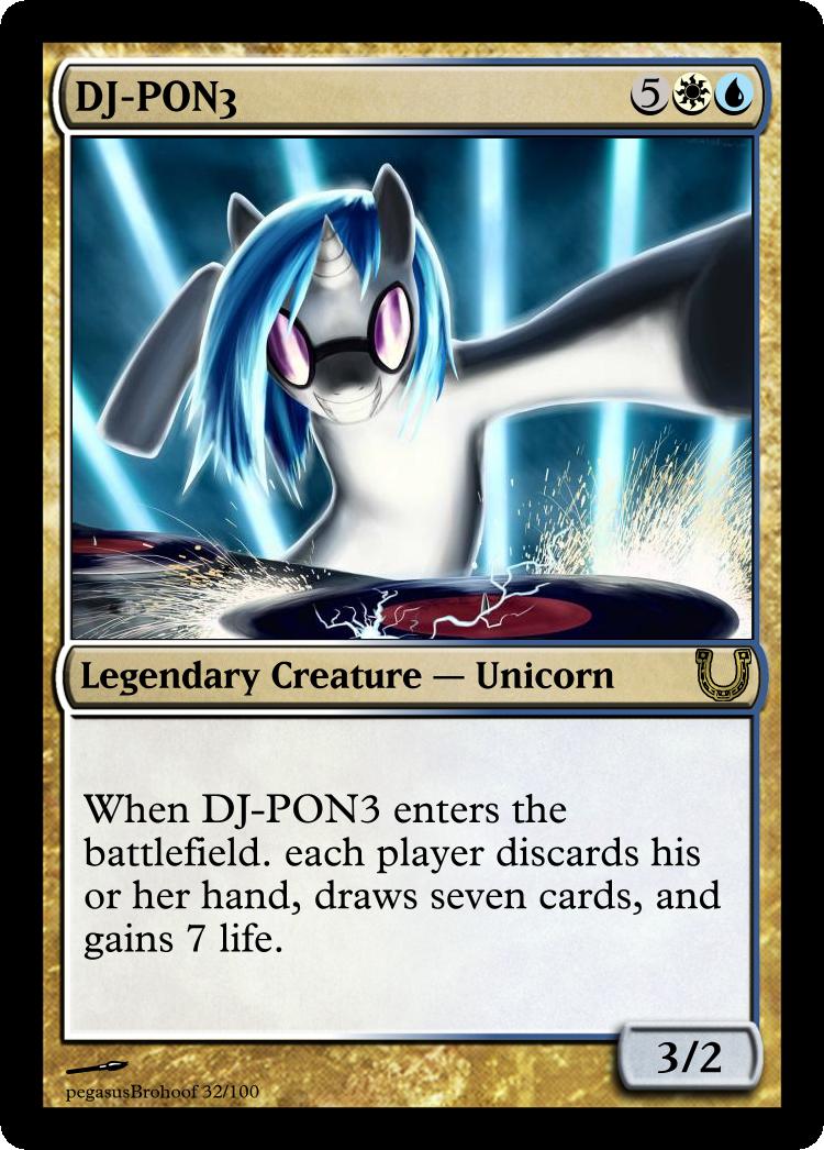 MLP_FiM_MTG - DJ PON-3