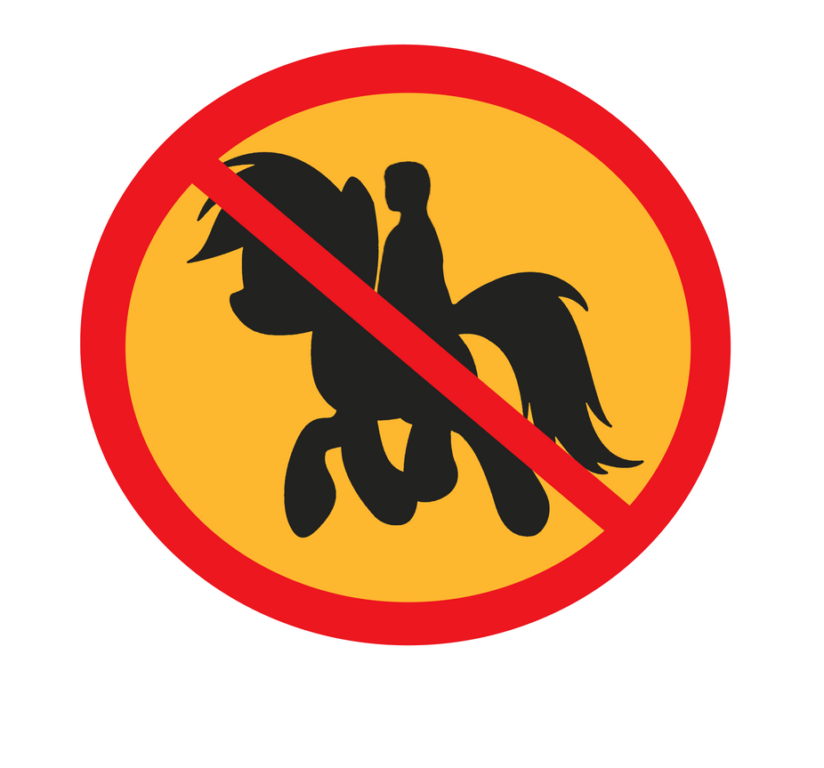 No Riding Limit Icon No riding sign #2 by epic-PON-3 on DeviantArt