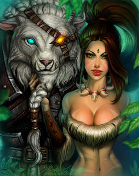 Nidalee and Rengar