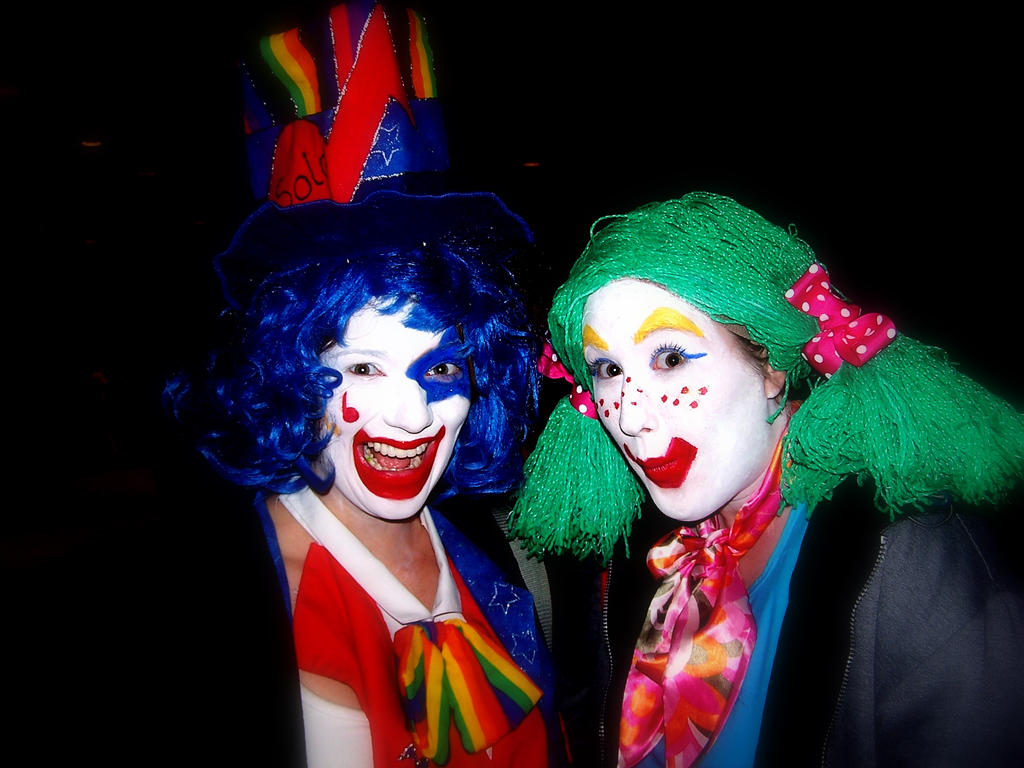 clowning around