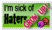 Sick of Haters Stamp by MyStamps