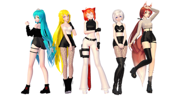 [MMD] K-POP Girls (DL Models)