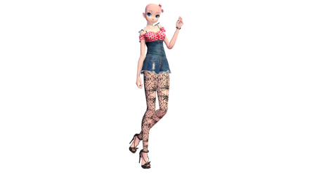 mmd] Dress Base - Mmd Outfits With Base Transparent PNG - 751x1064