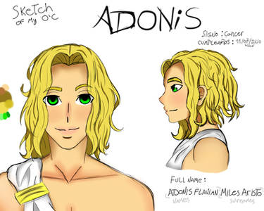 Adonis OC sketch