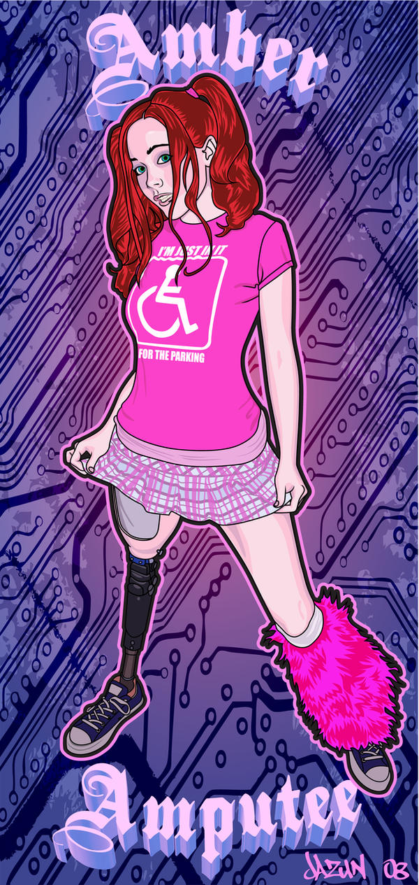 Amber Raver Raver Grrl 2 Amber Amputee by SavageTalk on DeviantArt