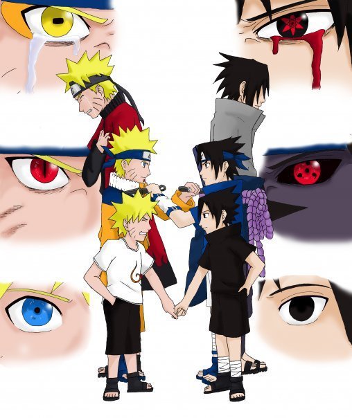 Naruto And Sasuke - Fanart