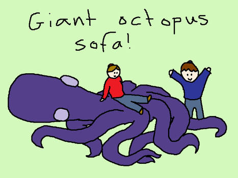 Giant Octopus Sofa
