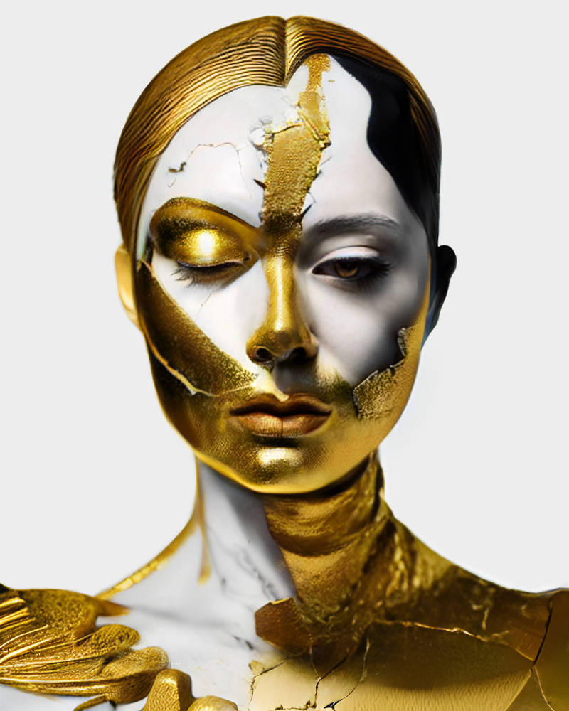 Kintsugi-face by Midgard999 on DeviantArt