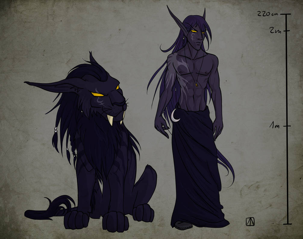 Catamount Human Form Cat Form by Lucky-Atin on DeviantArt