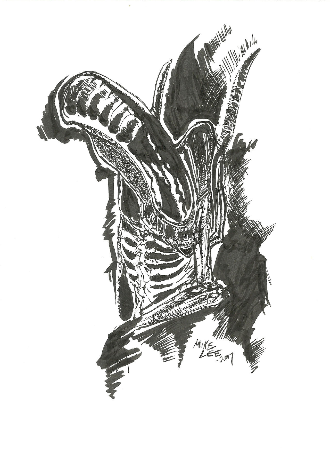 Alien (film franchise) black inks