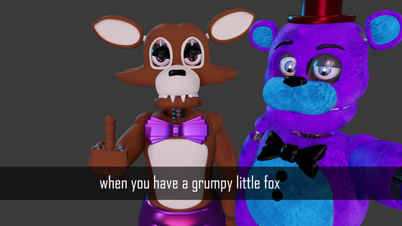 Cyrix have to deal with a grumpy little fox by BlueBoy500 on DeviantArt