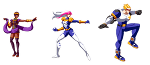 Blazblue styled MvC sprites