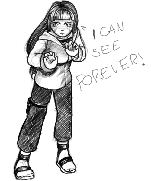 HINATA CAN SEE FOREVER