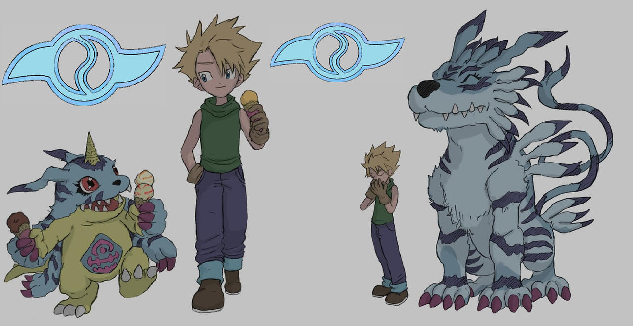 Digimon Season 1 Matt + Gabumon Friendship poster by Bradn8r on DeviantArt