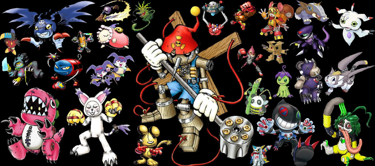 Digimon Adventure 02 reboot- Puppetmon's 'friends' by Bradn8r on DeviantArt