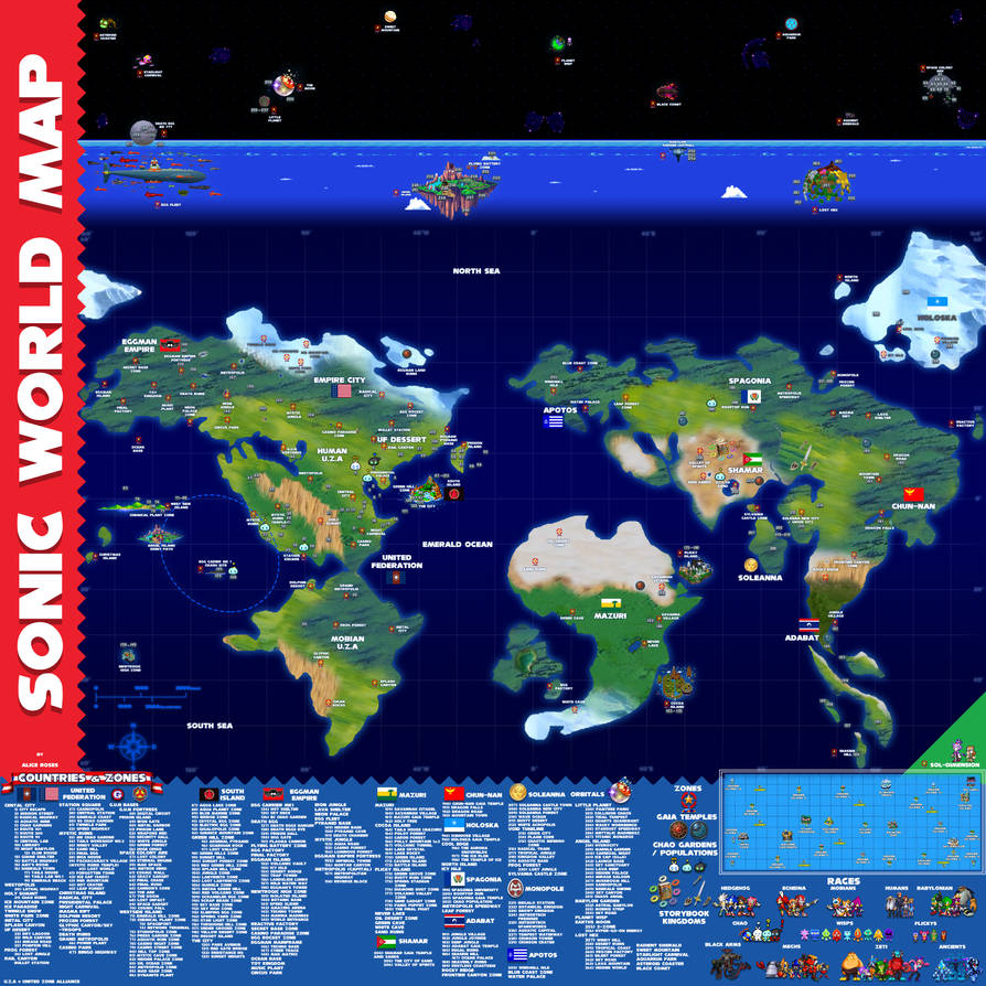 Sonic World Map