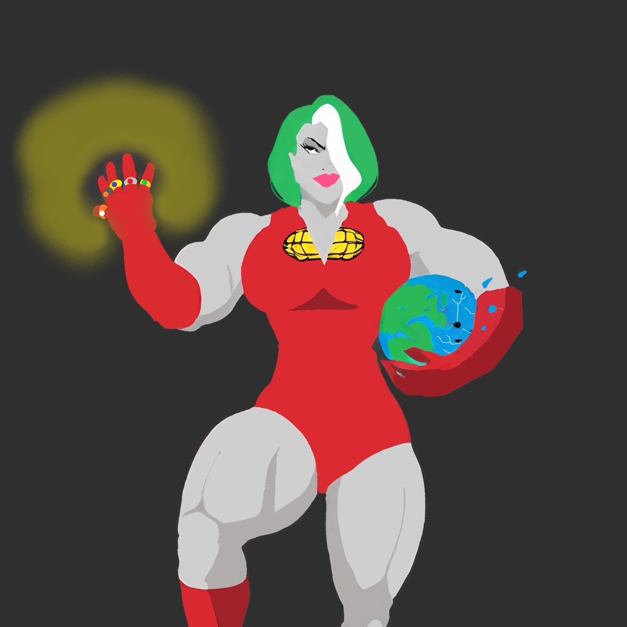 WHAT IF... Dr.Blight became Captain Planet? by sheroineart on DeviantArt