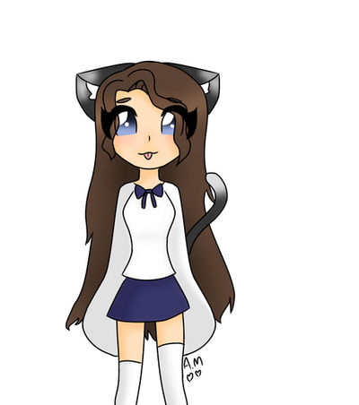Minecraft Girl Draw In Random minecraft girl drawing by AliaDrawzStuffz on DeviantArt