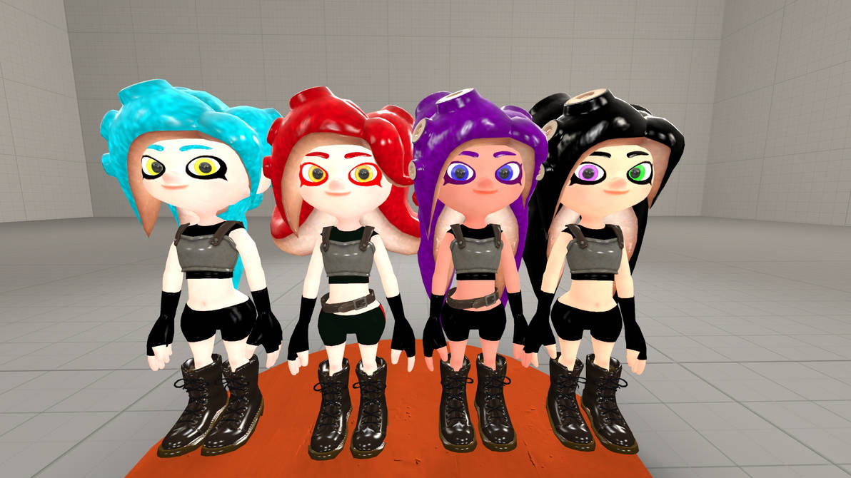 All characters Octoling by Alex12357 on DeviantArt