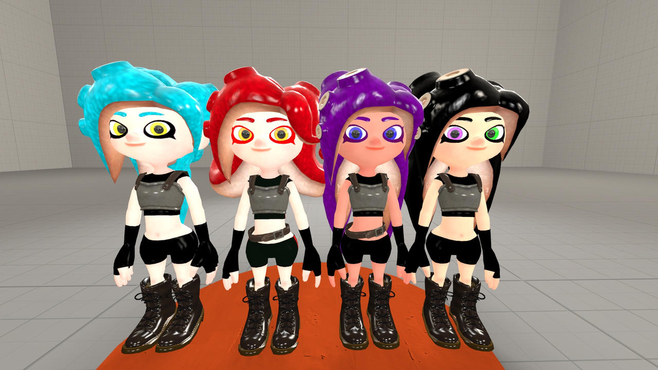 All characters Octoling by Alex12357 on DeviantArt