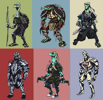 Adult Mutant Samurai Turtles