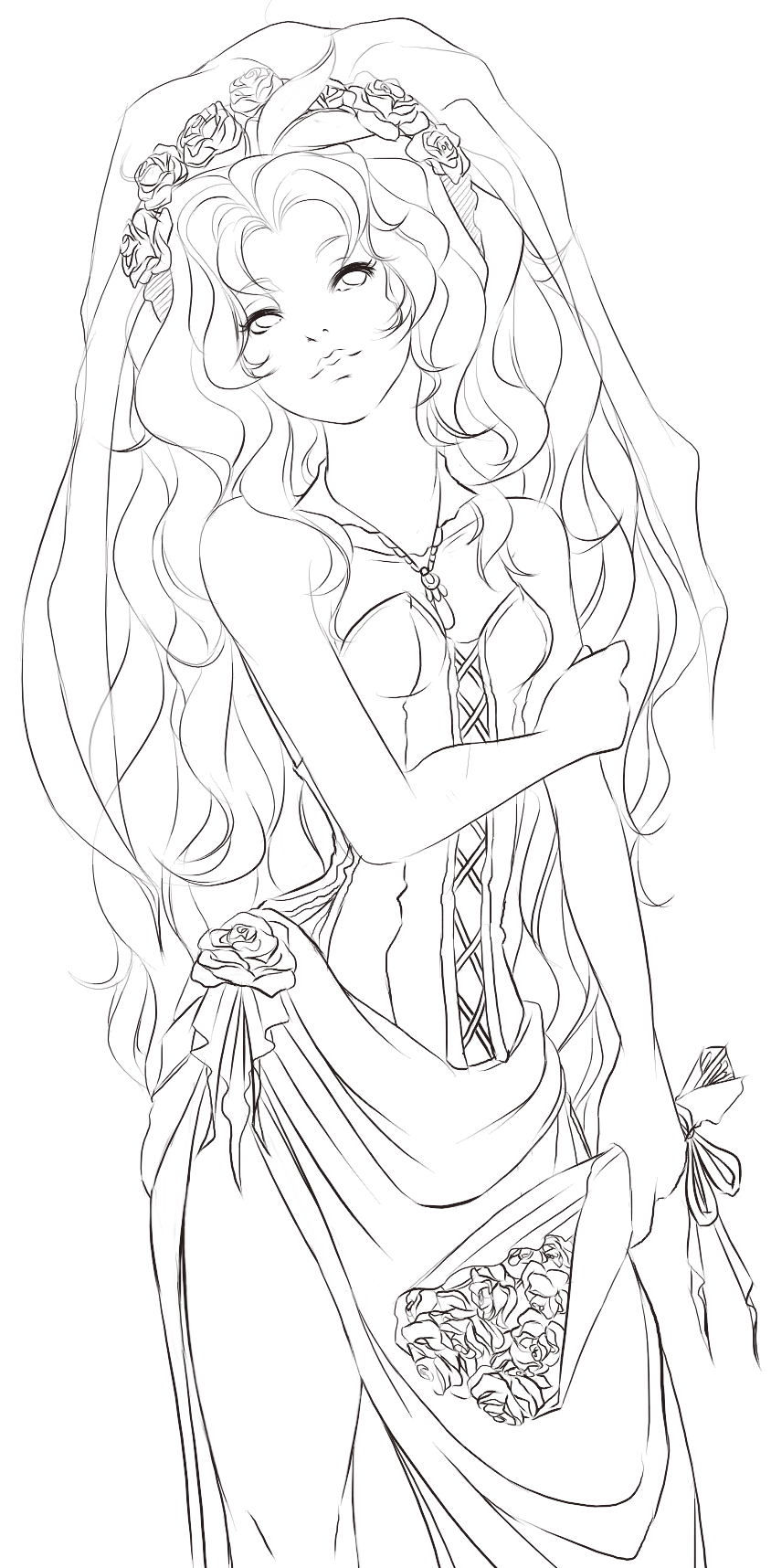 Lavvis Wedding COLORING PAGE by Checkered-Fedora on DeviantArt