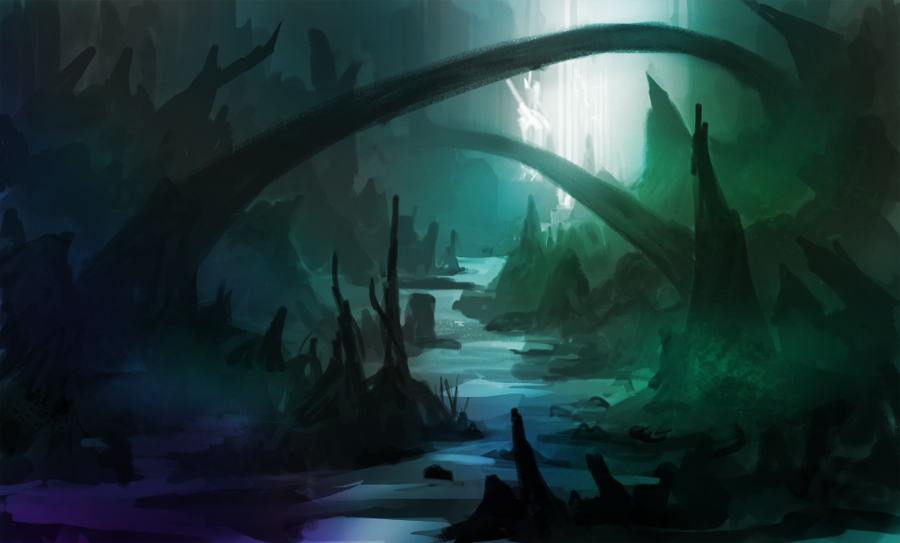 Quick environment sketch8color