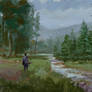 Study from photo - Forest