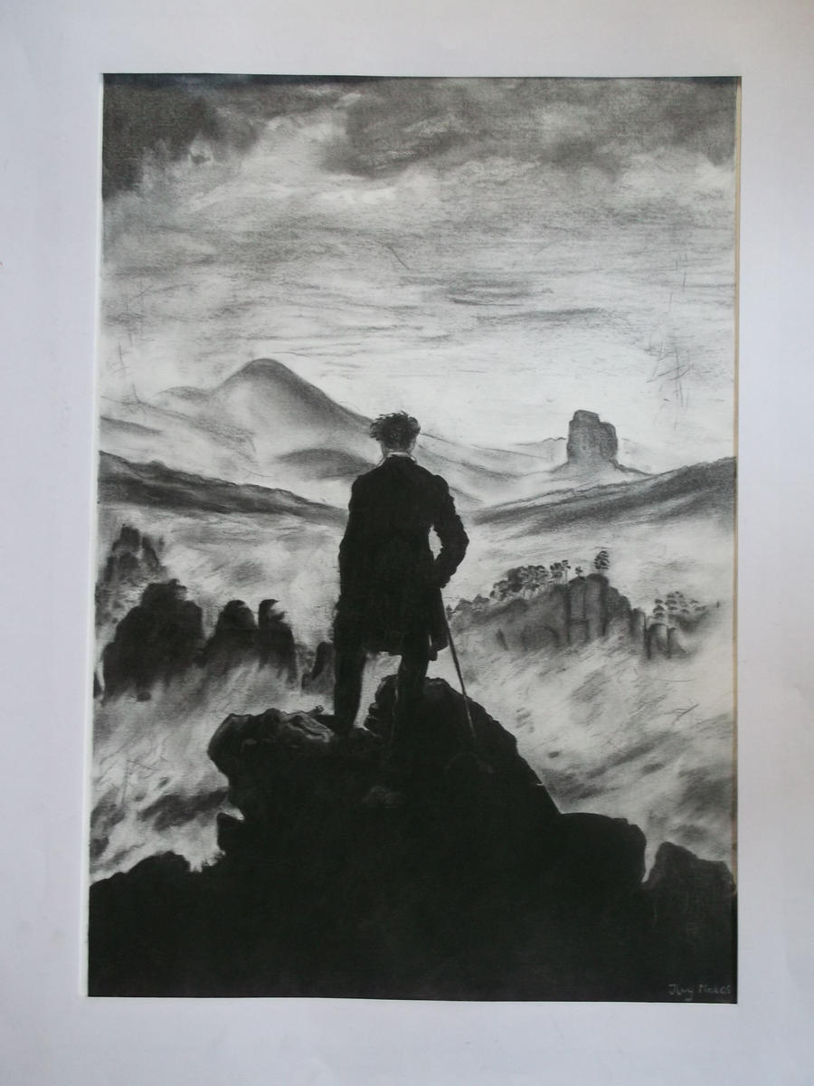 The Wanderer - Charcoal