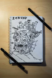 Howl's Moving Castle - New Sketchbook