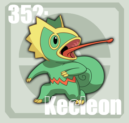352. Kecleon  Pokemon, Dark pokémon, Pokemon art