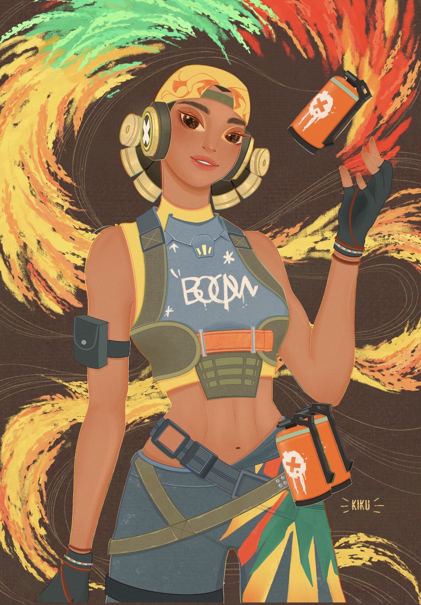 Raze from Valorant by Kikuuwu on DeviantArt