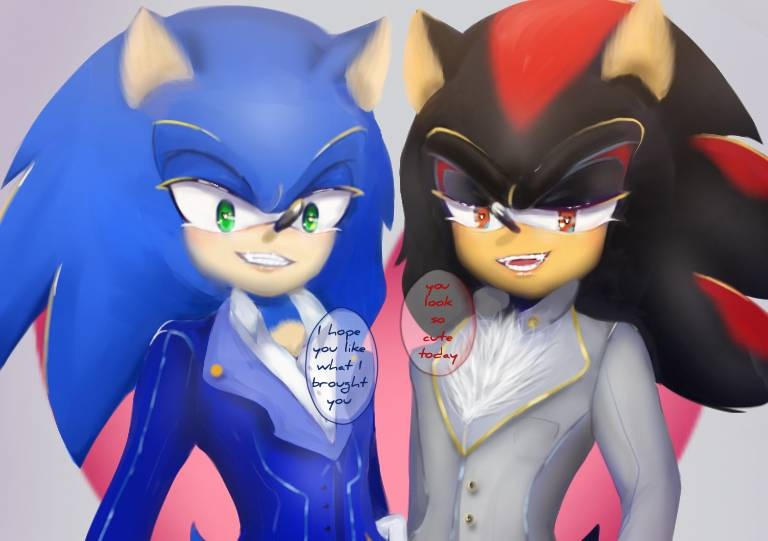 Sonic And Shadow FanArt By SarChann On DeviantArt sonic-and-shadow-fanart-by-sarchann-on-deviantart