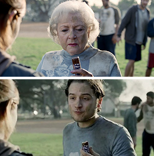 Snickers Betty White